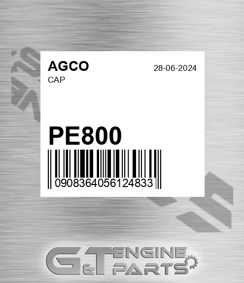 PE800 AGCO Cap