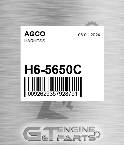 H6-5650C Harness for AGCO