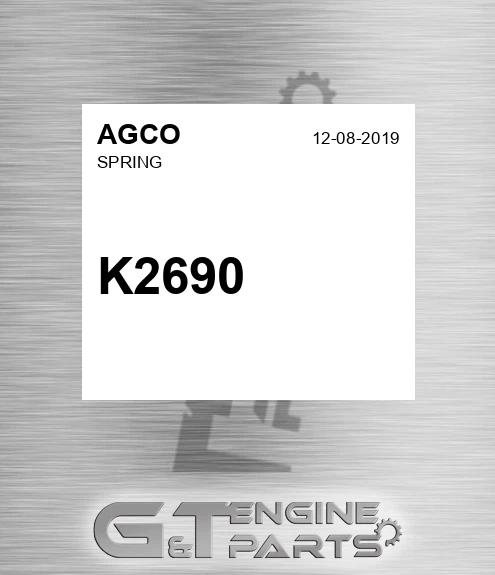 K2690 Spring for AGCO