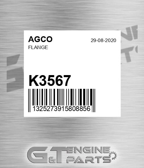 K3567 AGCO Flange