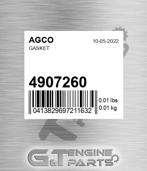 4907260 Gasket