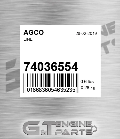 74036554 Line for AGCO