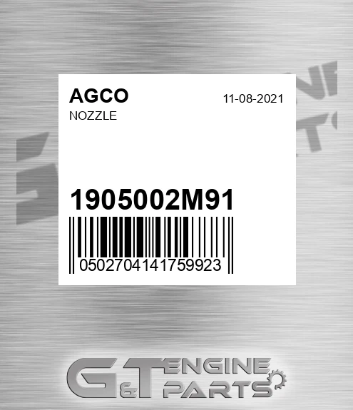 1905002M91 Nozzle for AGCO
