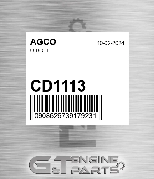 CD1113 AGCO U-bolt