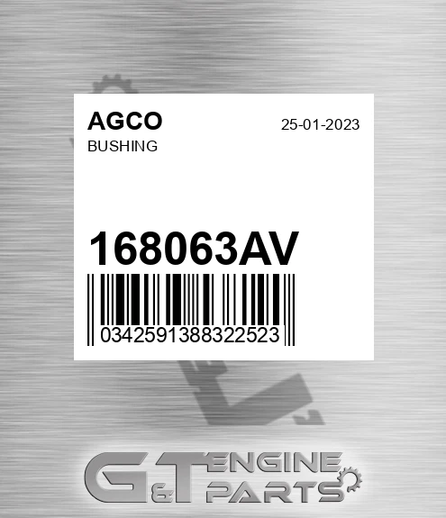168063AV AGCO Bushing