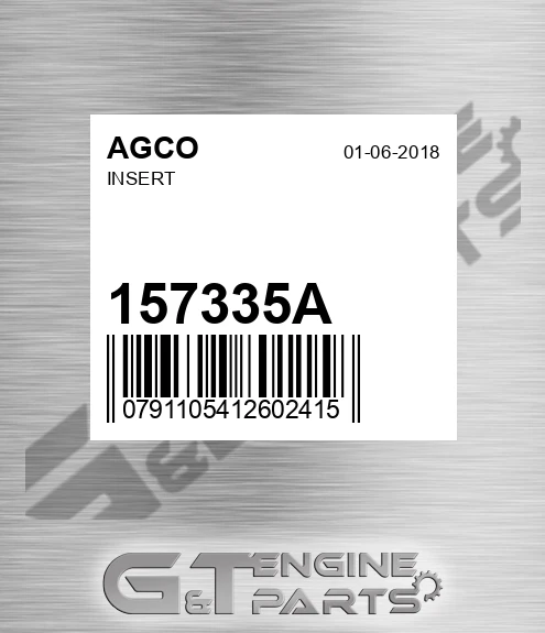 157335A AGCO Insert