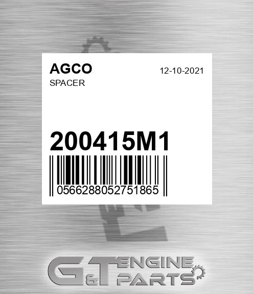 200415M1 Spacer for AGCO