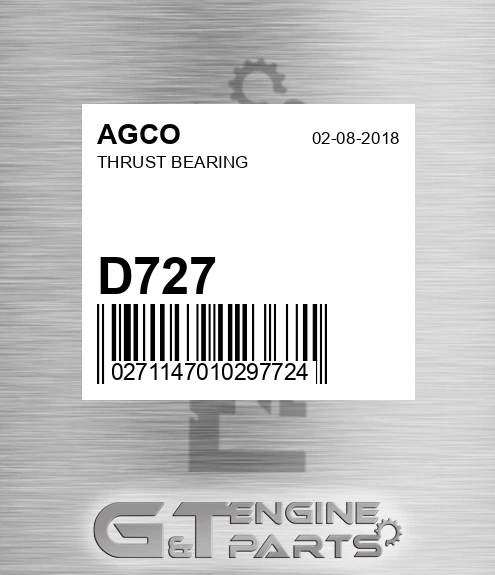 D727 Thrust Bearing