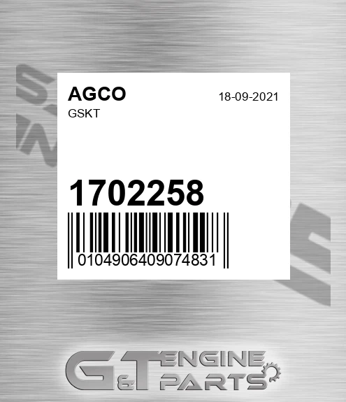 1702258 AGCO Gskt