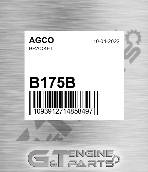 B175B AGCO Bracket