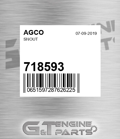 718593 AGCO Snout