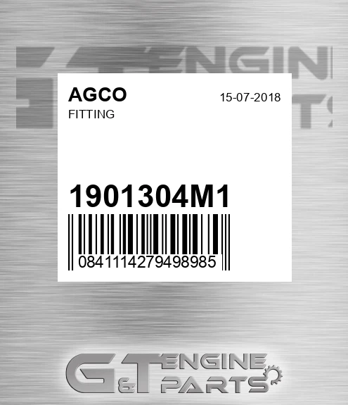 1901304M1 Fitting for AGCO