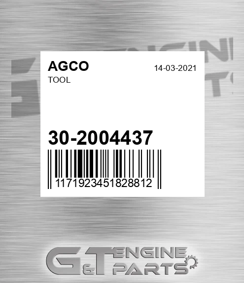 30-2004437 Tool for AGCO
