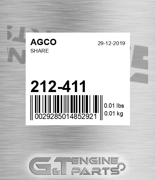 212-411 Share for AGCO