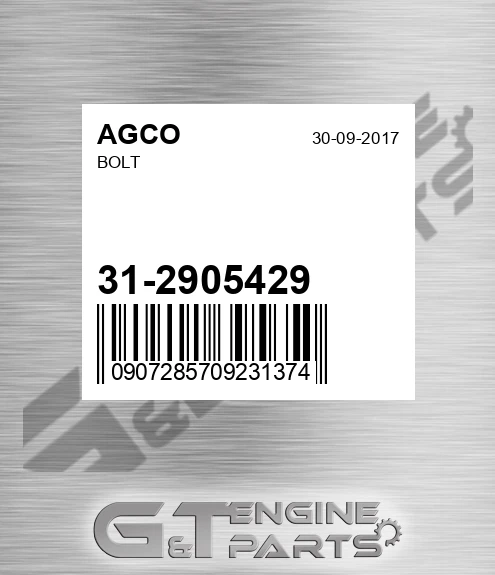 31-2905429 Bolt for AGCO