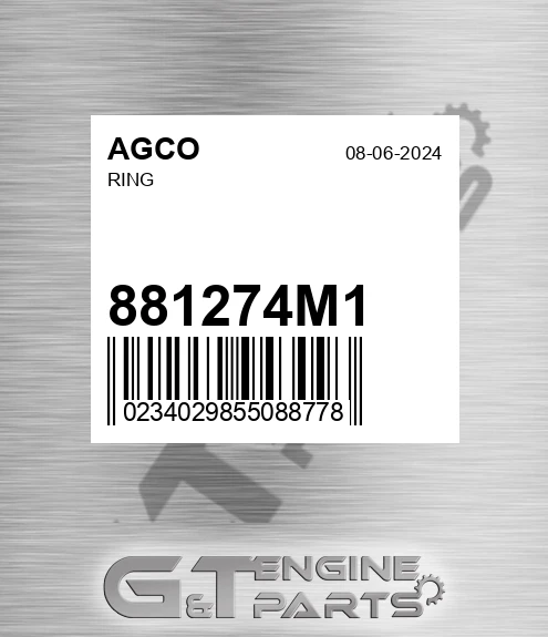 881274M1 Ring
