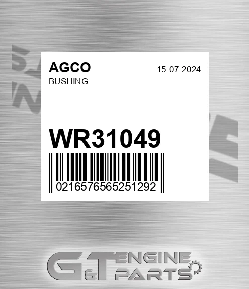 WR31049 Bushing