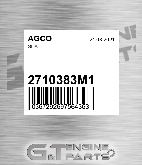 2710383M1 AGCO Seal