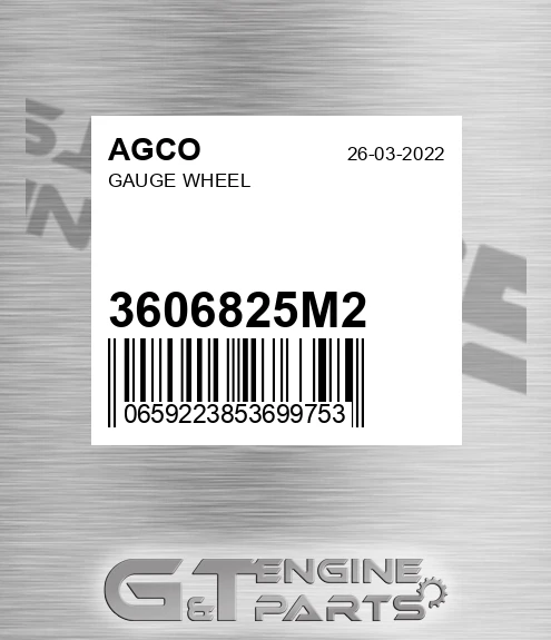 3606825M2 Gauge Wheel