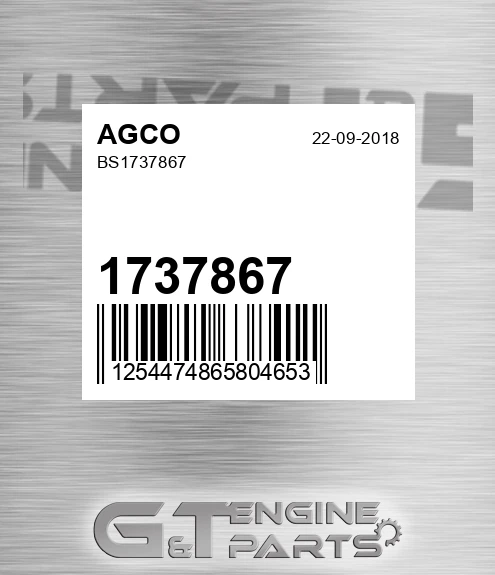 1737867 Bs for AGCO