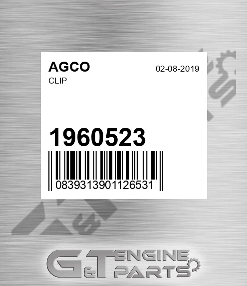 1960523 Clip for AGCO