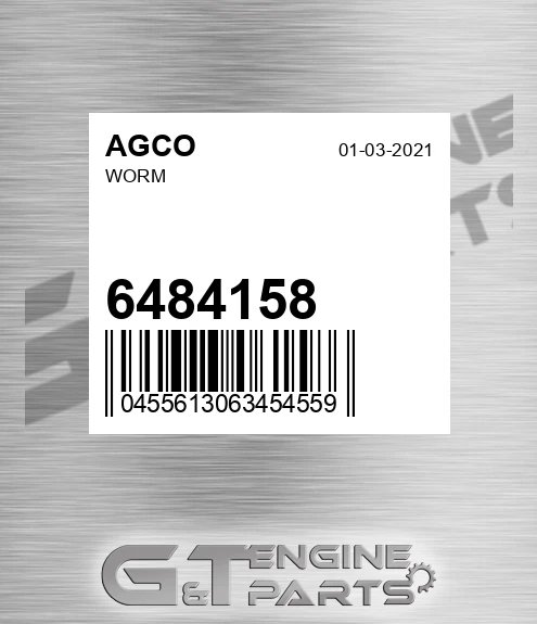 6484158 AGCO Worm