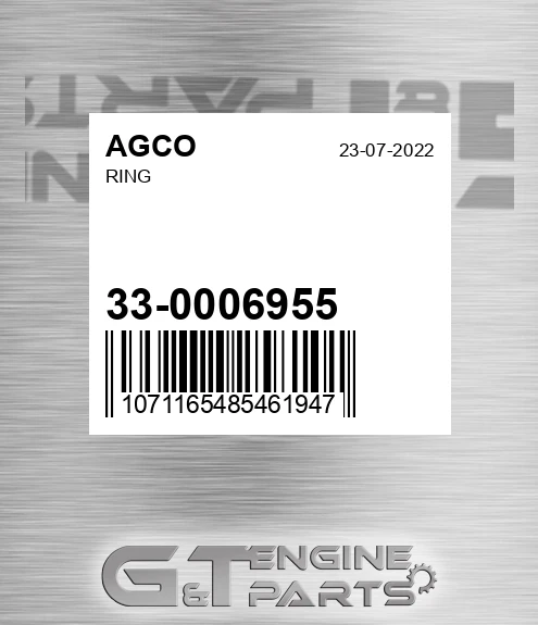 33-0006955 Ring for AGCO