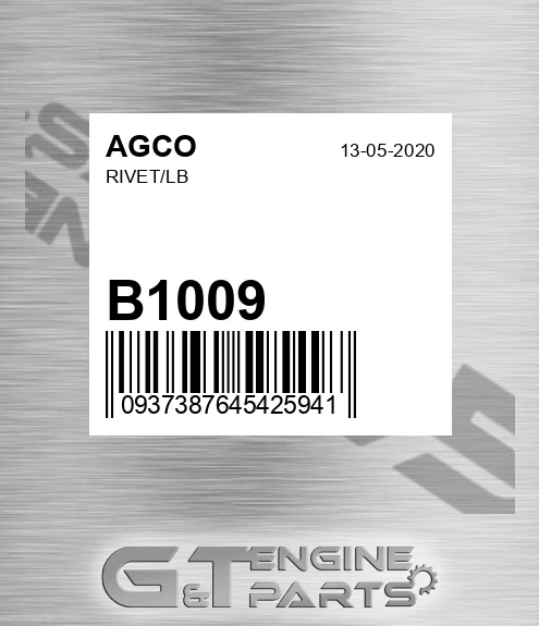 B1009 Rivet/lb