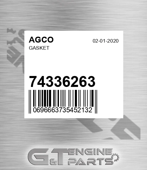 74336263 Gasket for AGCO