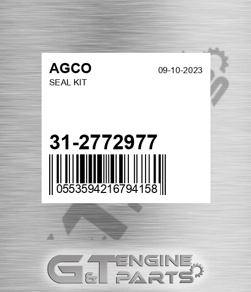 31-2772977 Seal Kit for AGCO