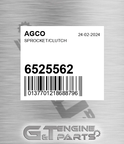 6525562 Sprocket/clutch for AGCO