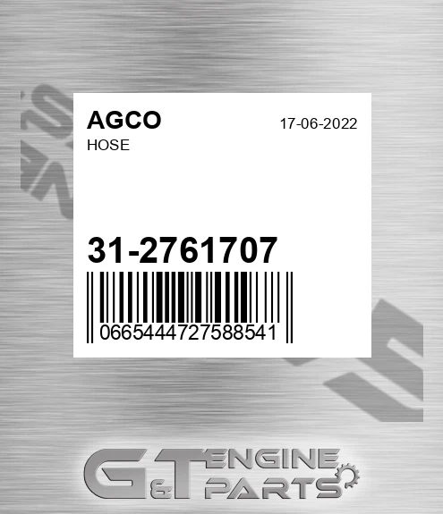 31-2761707 Hose for AGCO