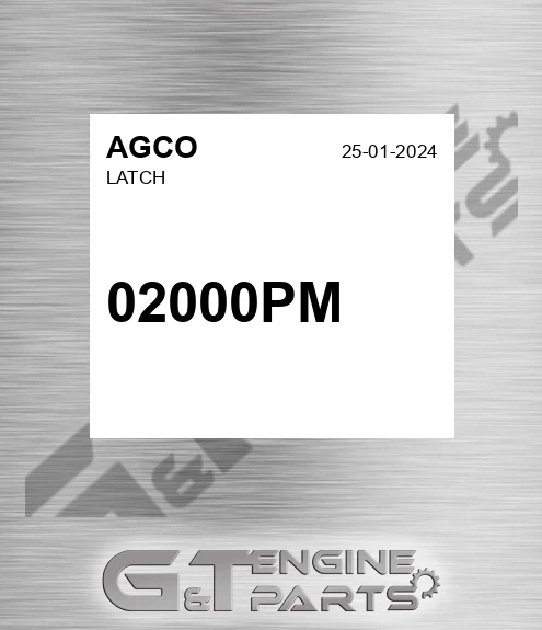 02000PM Latch