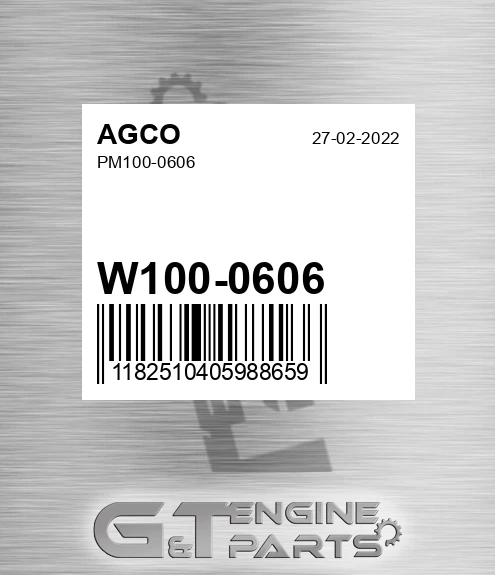 W100-0606 Pm100-0606 for AGCO