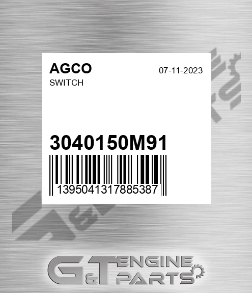 3040150M91 Switch for AGCO