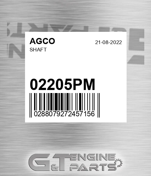 02205PM AGCO Shaft