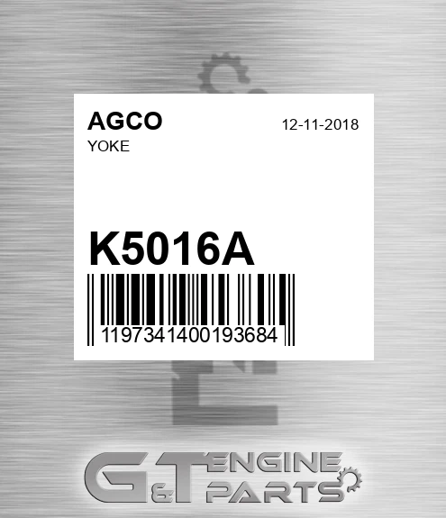 K5016A Yoke