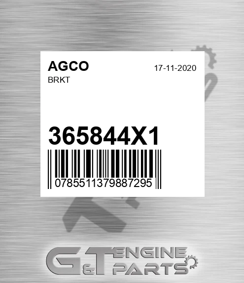 365844X1 Brkt for AGCO