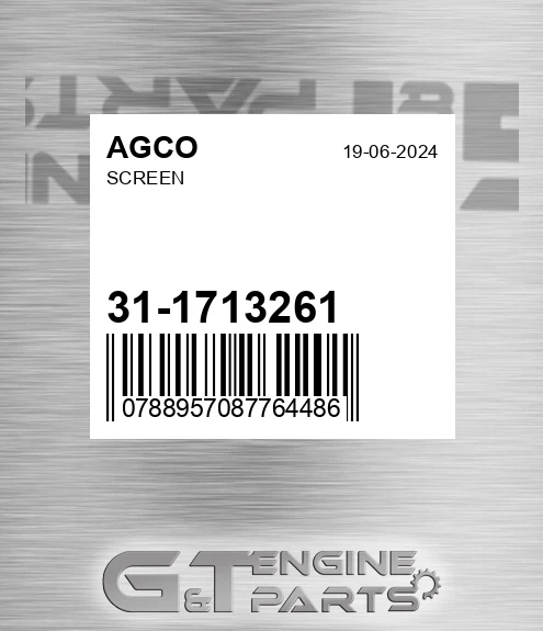 31-1713261 Screen for AGCO