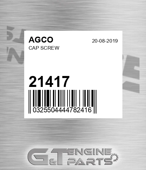 21417 AGCO Cap Screw