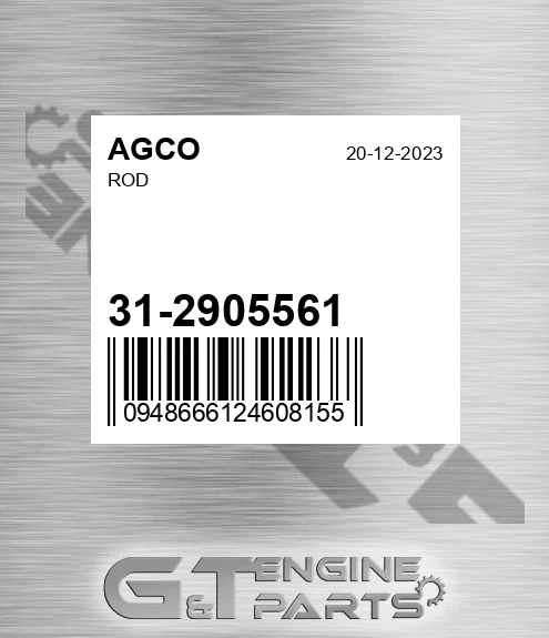 31-2905561 Rod for AGCO