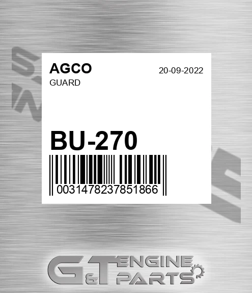 BU270 Guard for AGCO