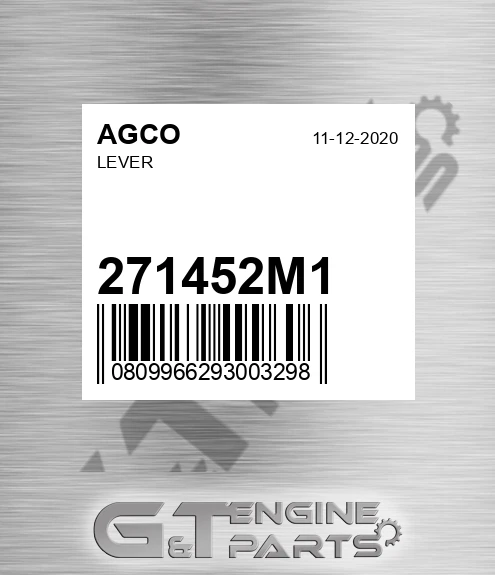 271452M1 Lever for AGCO