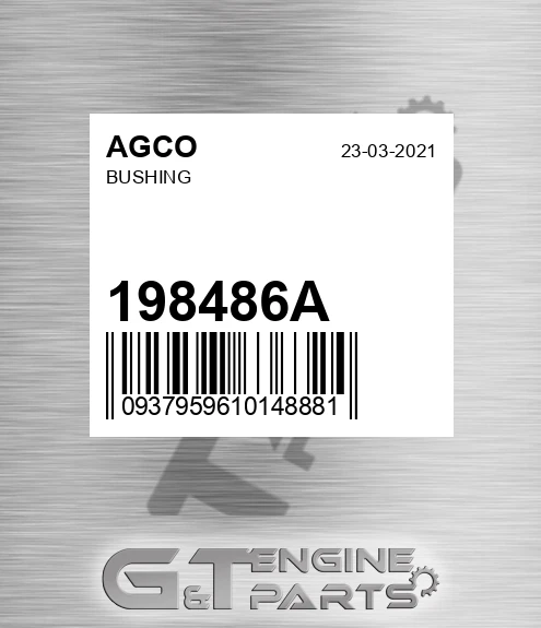198486A Bushing for AGCO