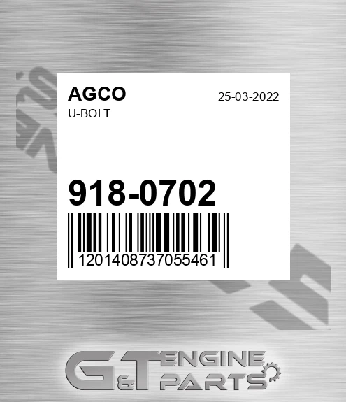 918-0702 U-bolt for AGCO