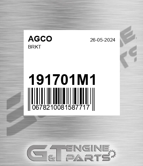191701M1 Brkt for AGCO