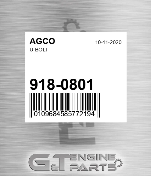 918-0801 U-bolt for AGCO