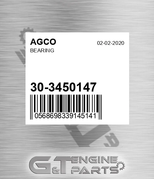 30-3450147 Bearing for AGCO