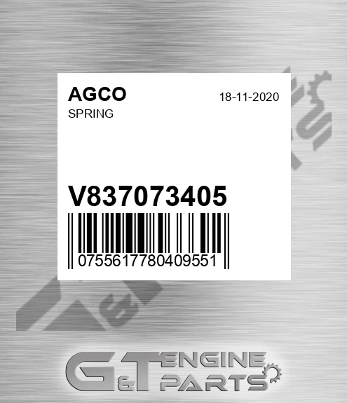 V837073405 Spring for AGCO