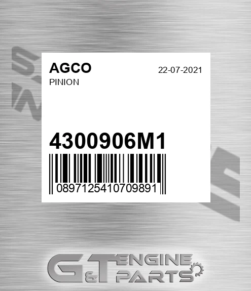 4300906M1 Pinion for AGCO